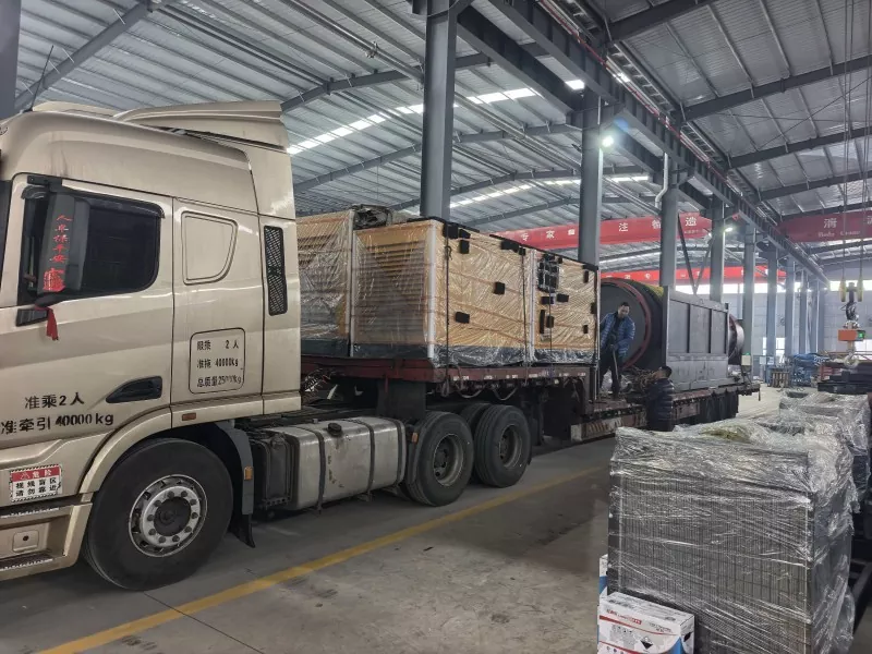 Jinqi Mining Machinery naves Batch of Drum Separans et sustentans Equipment ad Russia