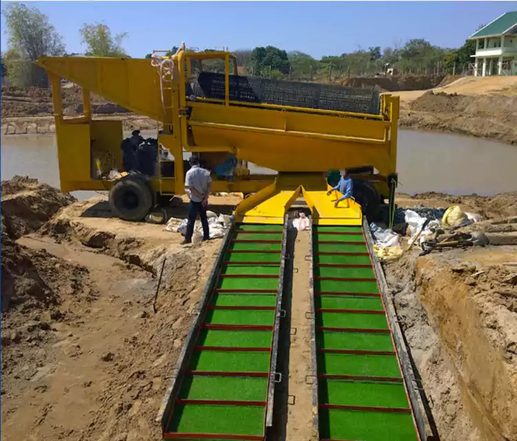 Portable Mobile Aurum Panning Cart